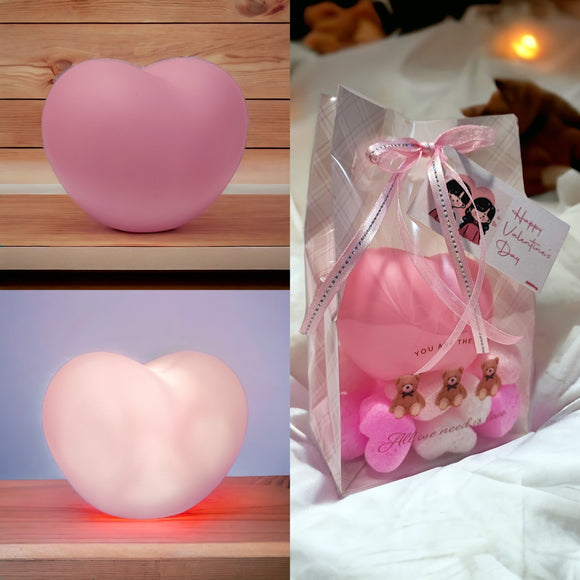 Creative Heart- shaped Night Light (8cm x 6cm)