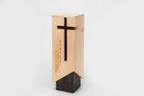 彩虹之约 (日本桧木) Hinoki Wood Table Display Cross- The Covenant Under the Rainbow