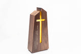 祈祷的手(美国胡桃木) American Walnut Wood Table Display Cross- The Praying Hands