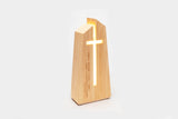祈祷的手(日本桧木) Hinoki Wood Table Display Cross- The Praying Hands