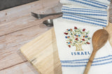 Tree of Life- White Dish Towel  (Handmade/ Embroidery Tree of Life)